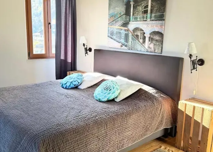 70m2, Entrée Autonome, Lit 180x200, Terrasse Privée, Parking Gratuit Apartamento